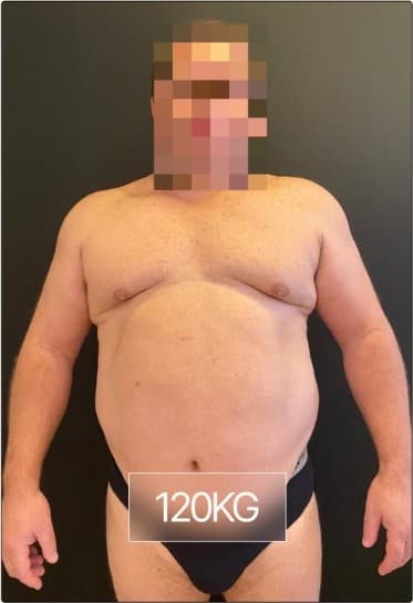 Registro fotográfico do acompanhamento, 120 kg